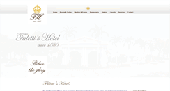 Desktop Screenshot of falettishotel.com